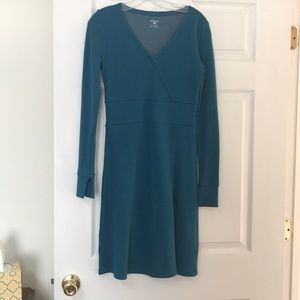 Turquoise horny toad dress